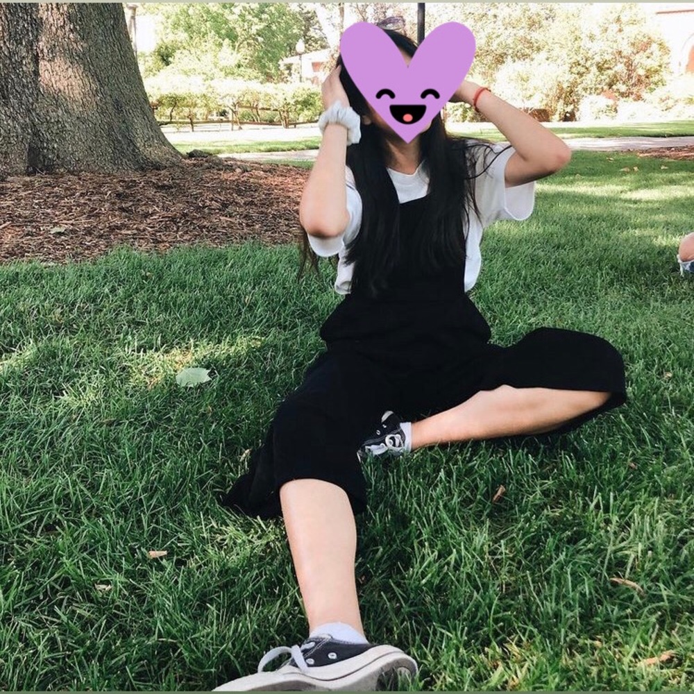 Black Overalls With Wide Legs